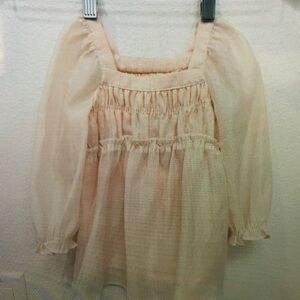 Elegant Cream Kids Formal Dress